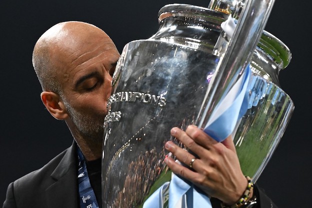 Guardiola: «Domani contro l’Inter non è una finale. In Italia siete maestri nel dirvi sfavoriti»