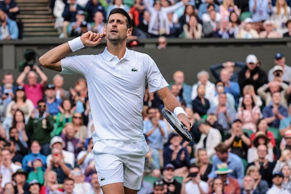 Djokovic batte Rublev: affronterà Sinner in semifinale a Wimbledon