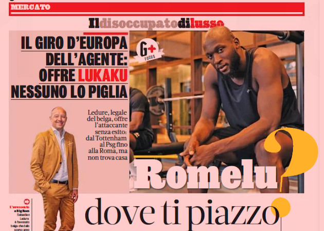 Lukaku, il rancore da ex della Gazzetta che non ha dimenticato: “Nessuno se lo piglia”