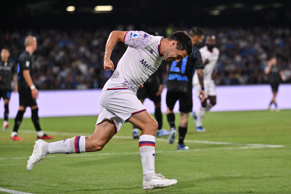 Brekalo, il suo è il terzo della Fiorentina in casa del Napoli nei primi 10′