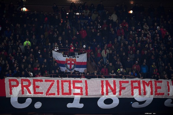 Il capo ultras del Genoa: “quattro striscioni, sembra che processino Totò Riina”