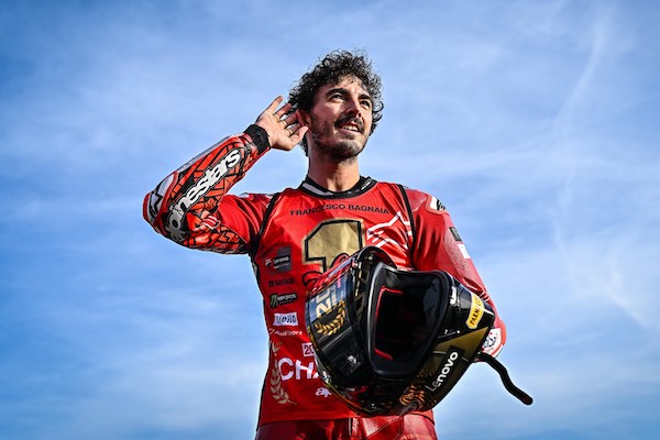 Bagnaia: «Sinner è un punto di riferimento, il suo modo di ragionare può esser utile anche in Moto Gp»