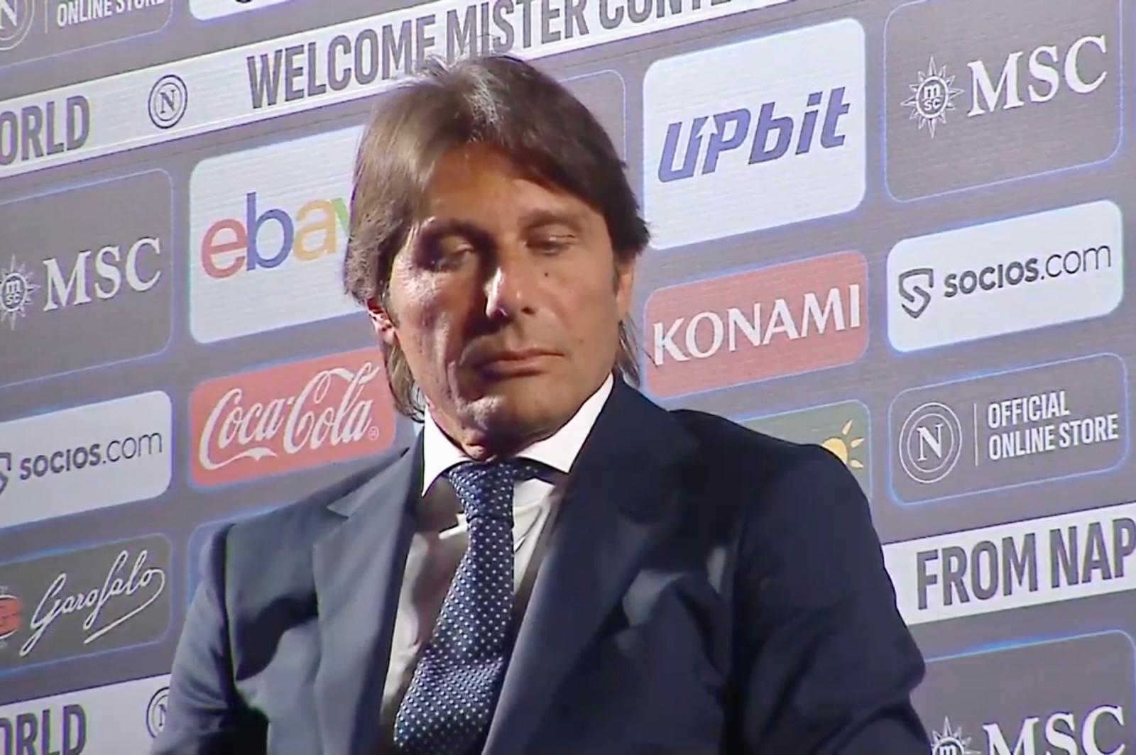 Conte: “Osimhen al momento è un calciatore del Napoli e sa che deve lavorare duro”