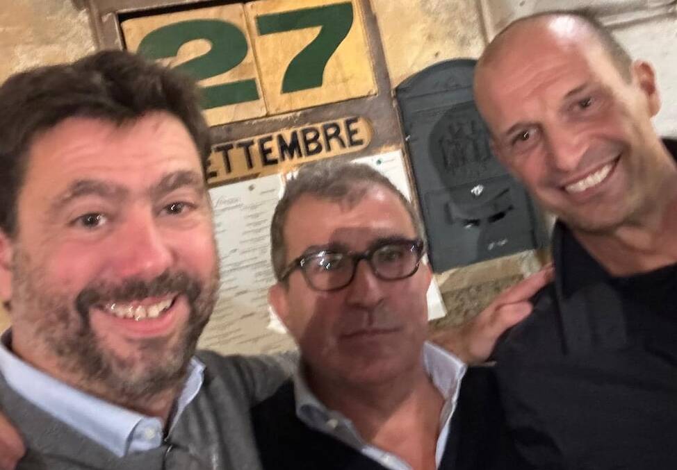 Agnelli e Allegri a cena insieme a Pietrasanta, c’è una Juve che si diverte (e progetta qualcosa)